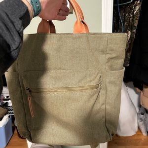 Green utility backpack